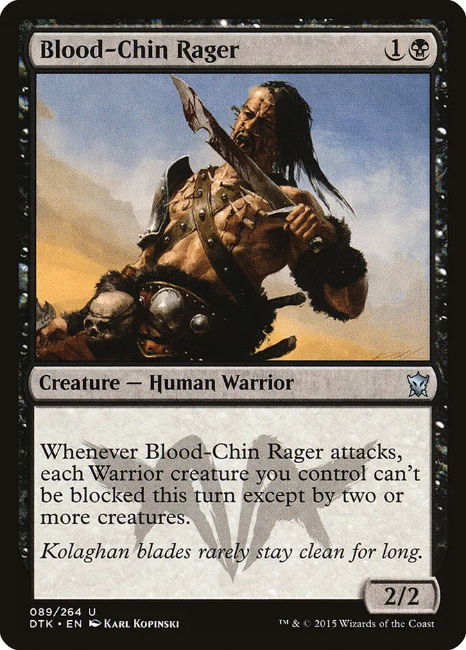Blood-Chin Rager Front Face