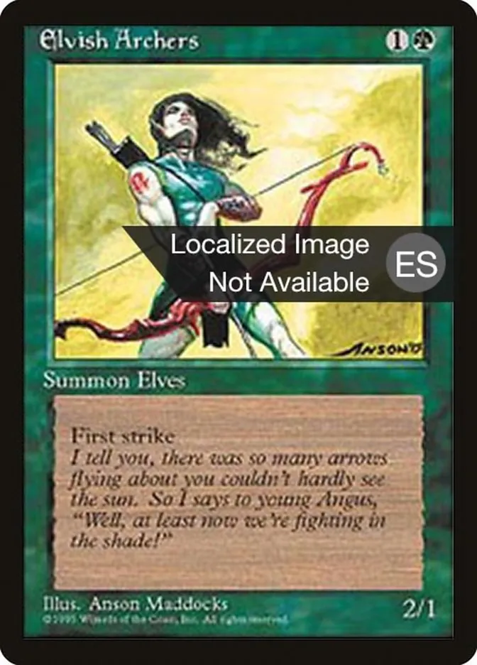 Elvish Archers Front Face