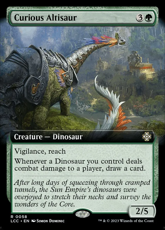 Curious Altisaur Front Face