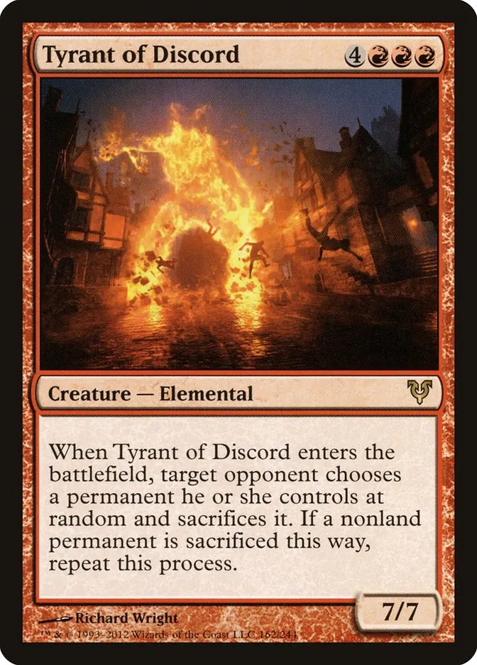 Tyrant of Discord Front Face