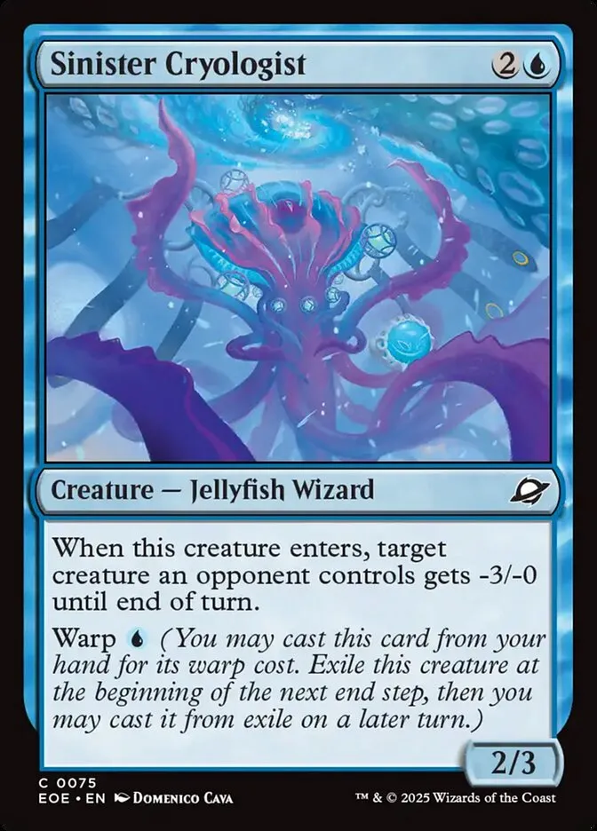 Sinister Cryologist Front Face