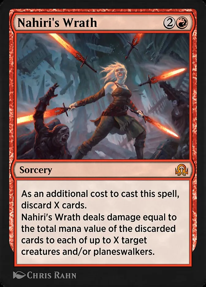 Nahiri's Wrath Front Face