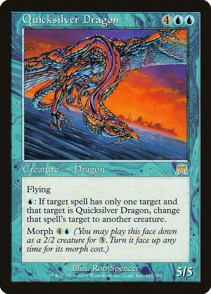 Quicksilver Dragon Front Face