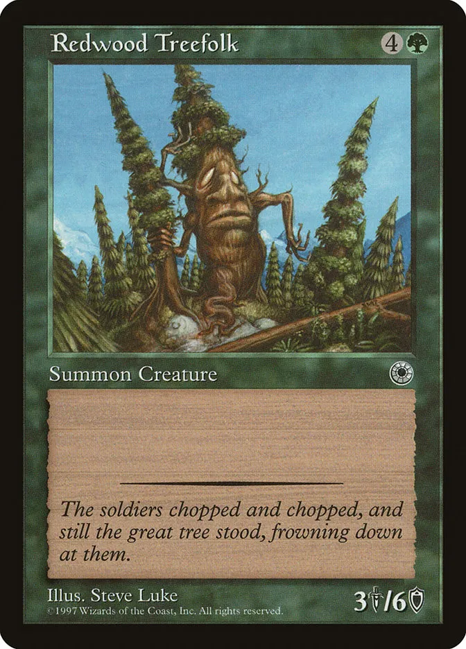 Redwood Treefolk Front Face