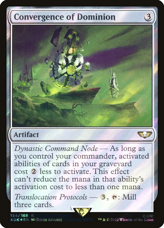 Convergence of Dominion Front Face
