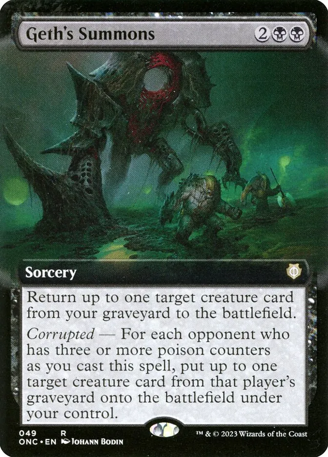 Geth's Summons Front Face
