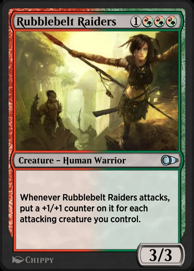 Rubblebelt Raiders Front Face