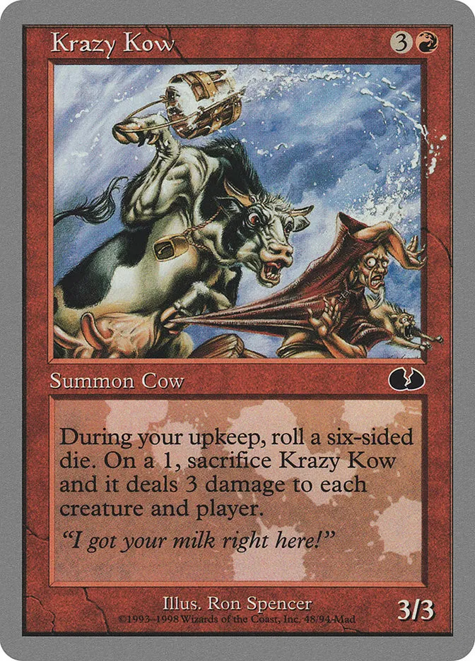 Krazy Kow Front Face