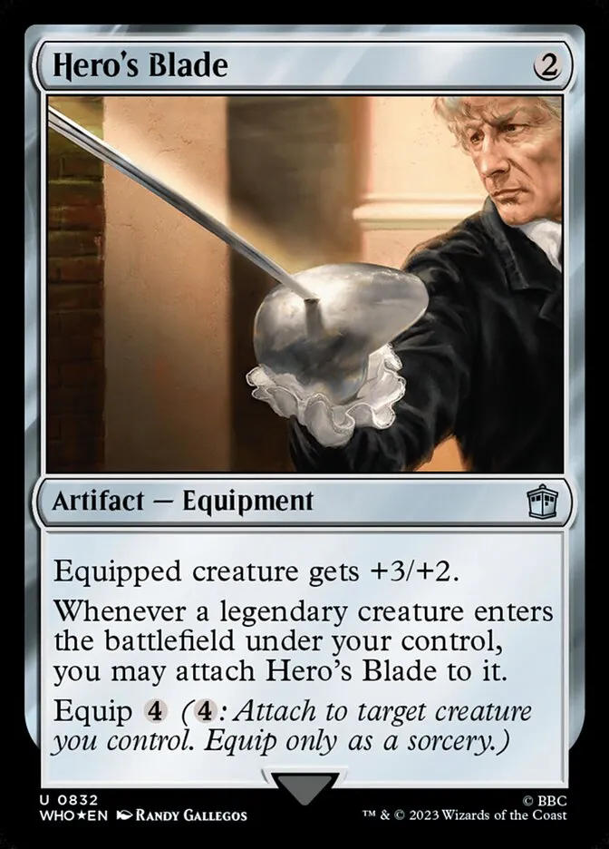 Hero's Blade Front Face