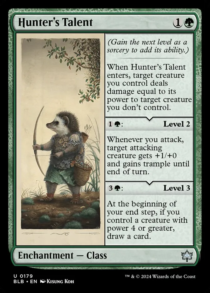 Hunter's Talent Front Face