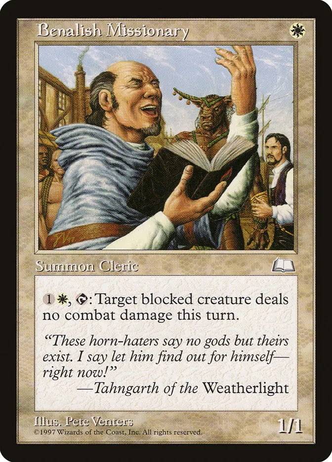 Benalish Missionary Front Face