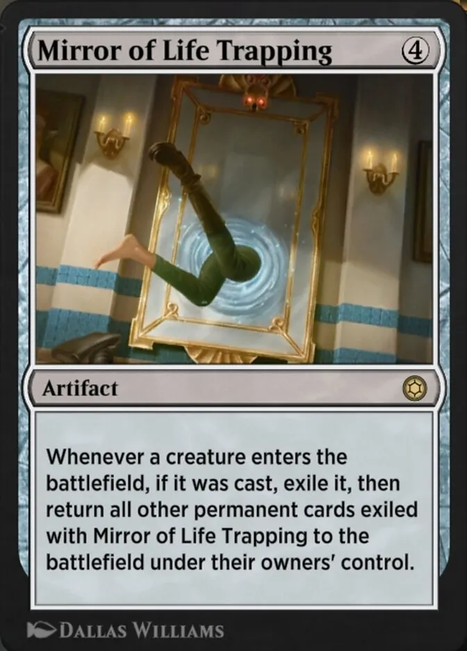 Mirror of Life Trapping Front Face