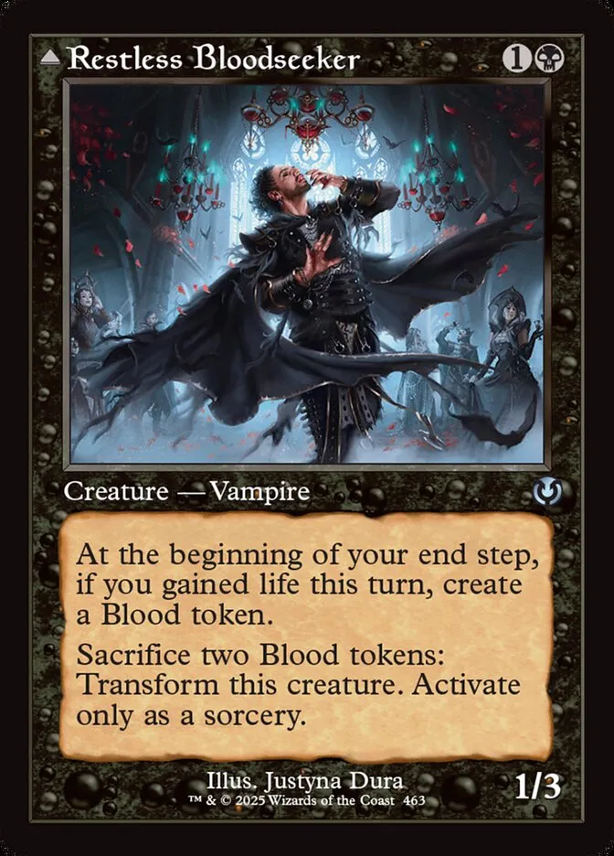 Restless Bloodseeker // Bloodsoaked Reveler Front Face