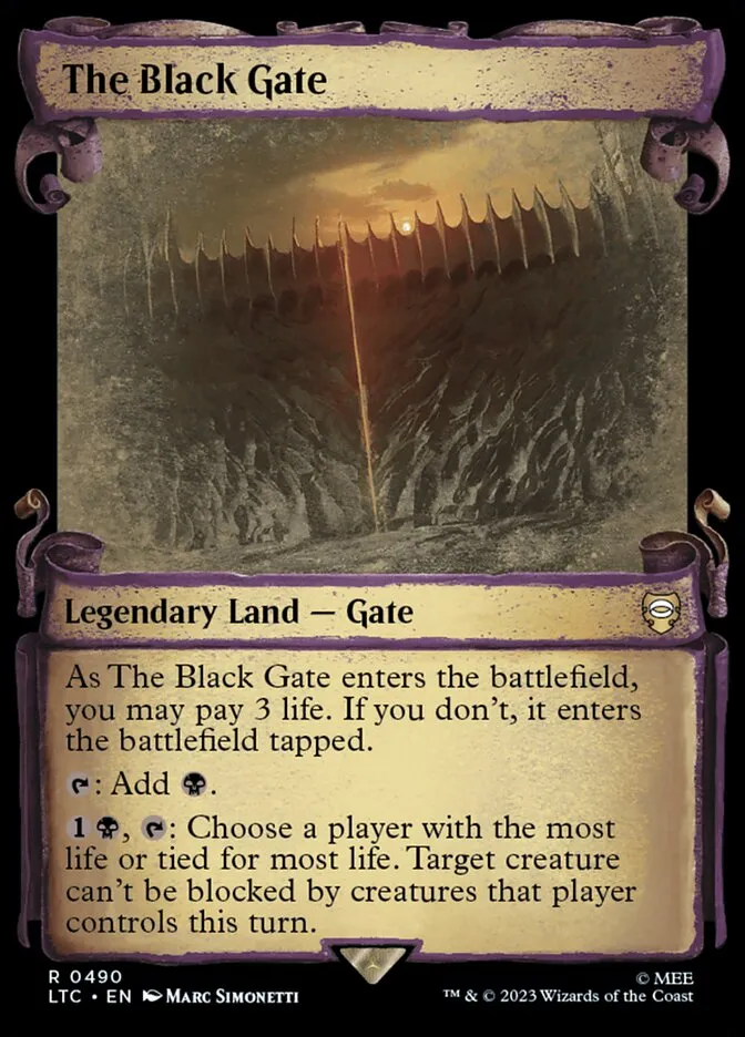 The Black Gate Front Face