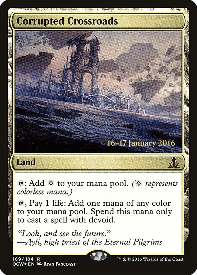 Corrupted Crossroads Front Face