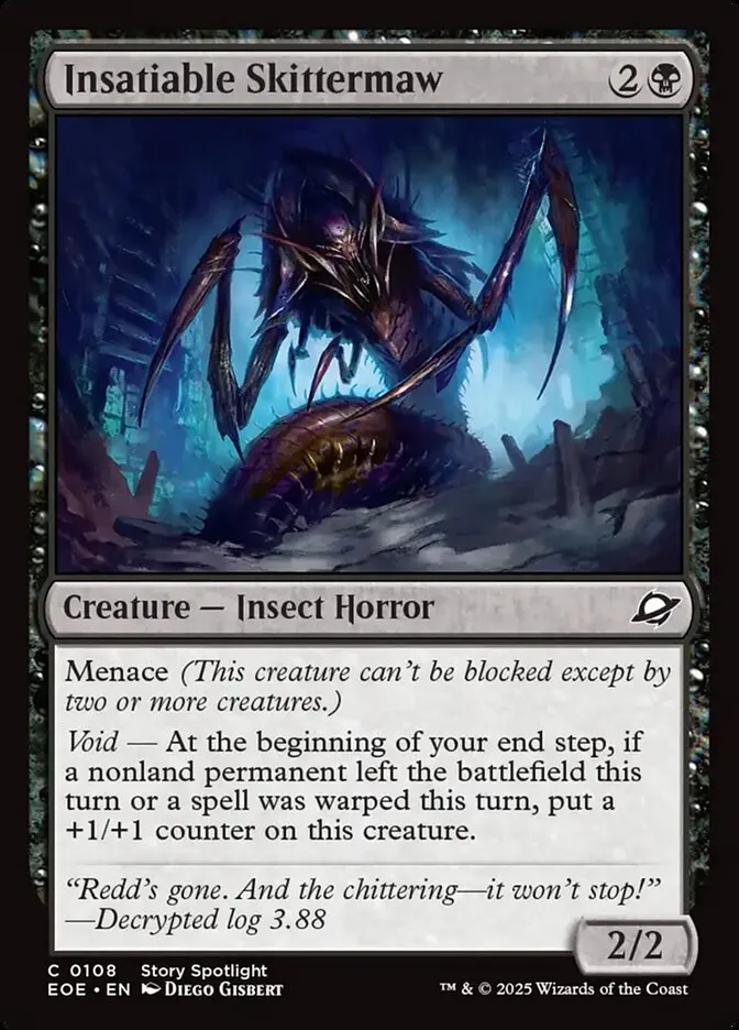 Insatiable Skittermaw Front Face