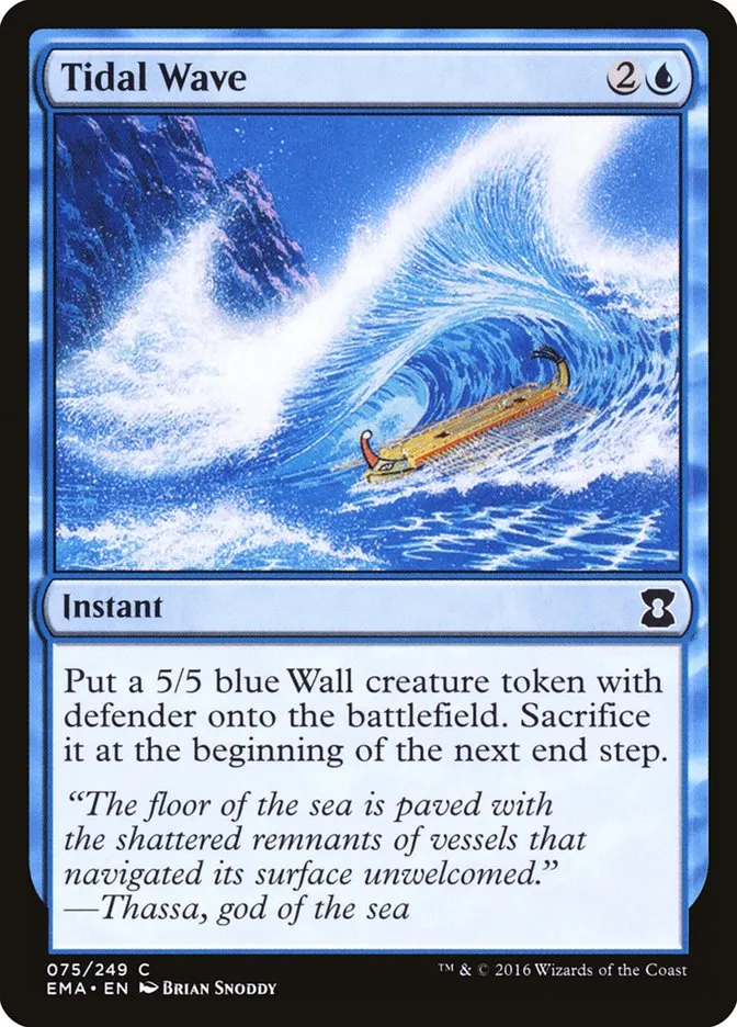 Tidal Wave Front Face