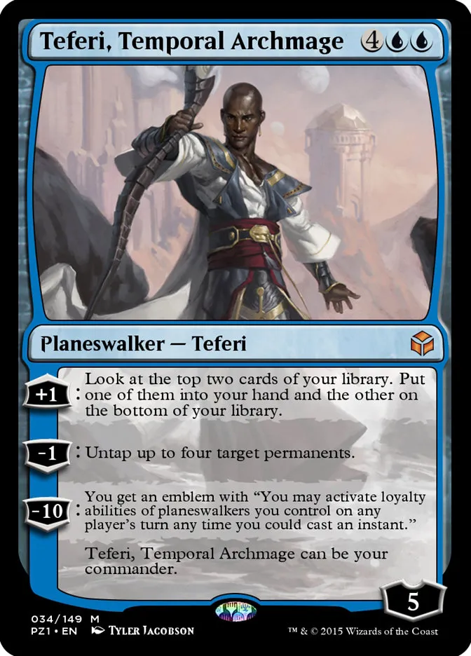 Teferi, Temporal Archmage Front Face