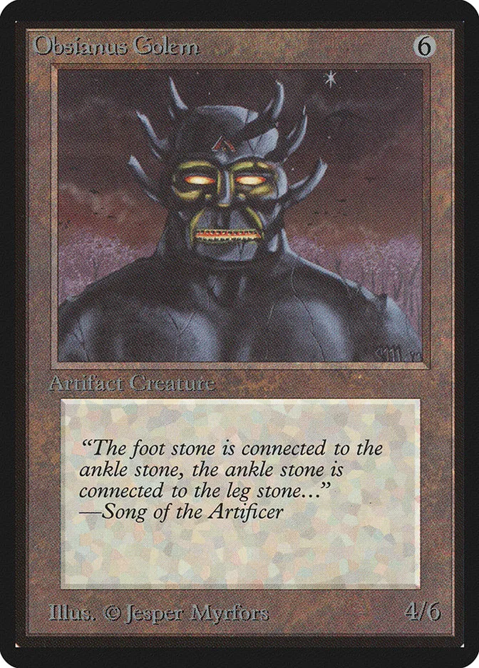 Obsianus Golem Front Face