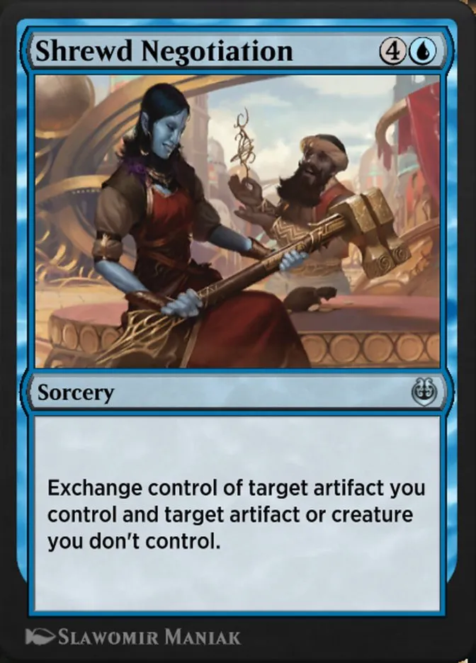 Shrewd Negotiation Front Face