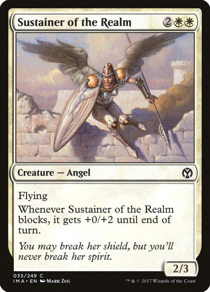 Sustainer of the Realm Front Face