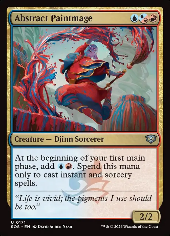 Abstract Paintmage Front Face