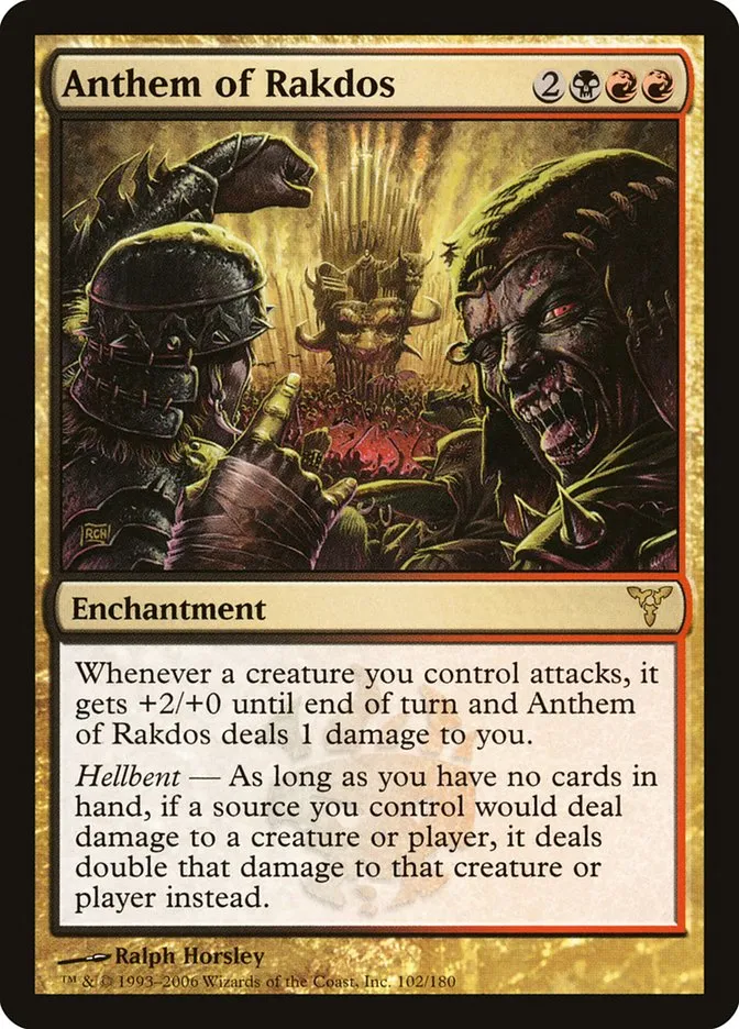 Anthem of Rakdos Front Face