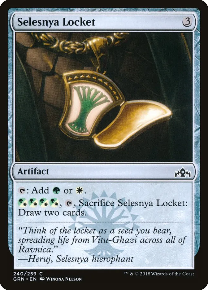 Selesnya Locket Front Face