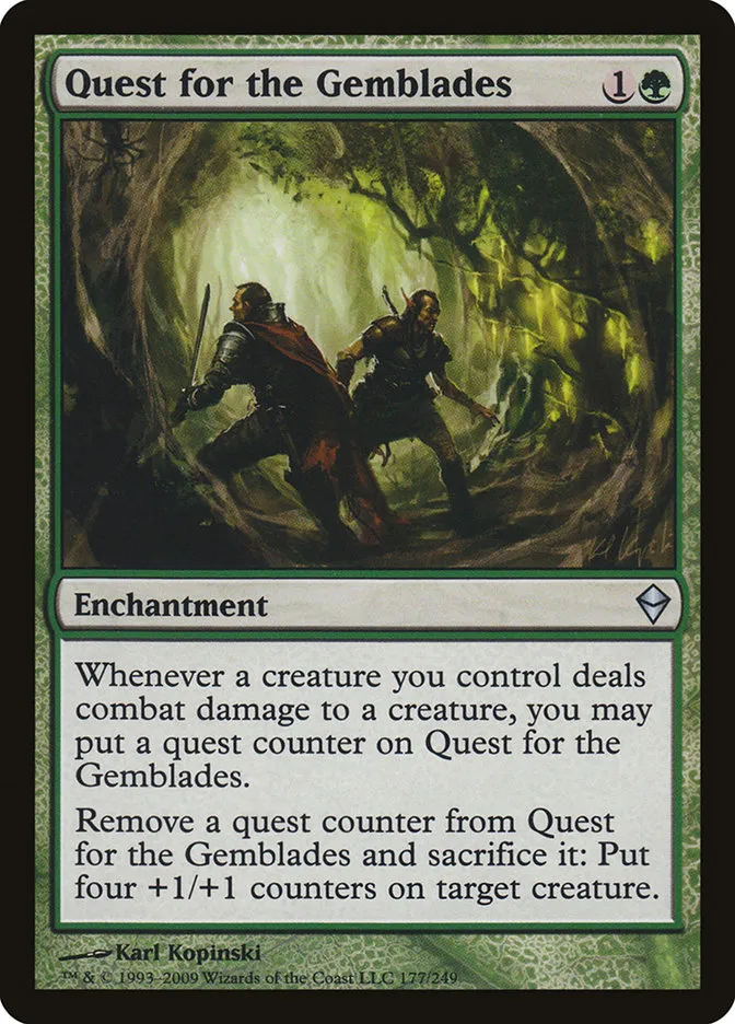 Quest for the Gemblades Front Face