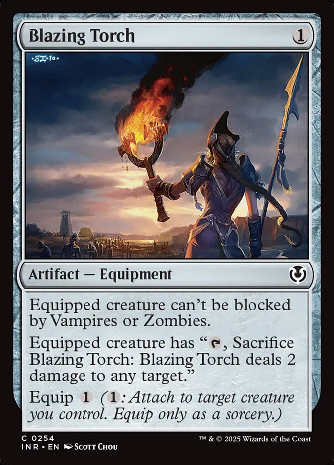 Blazing Torch Front Face