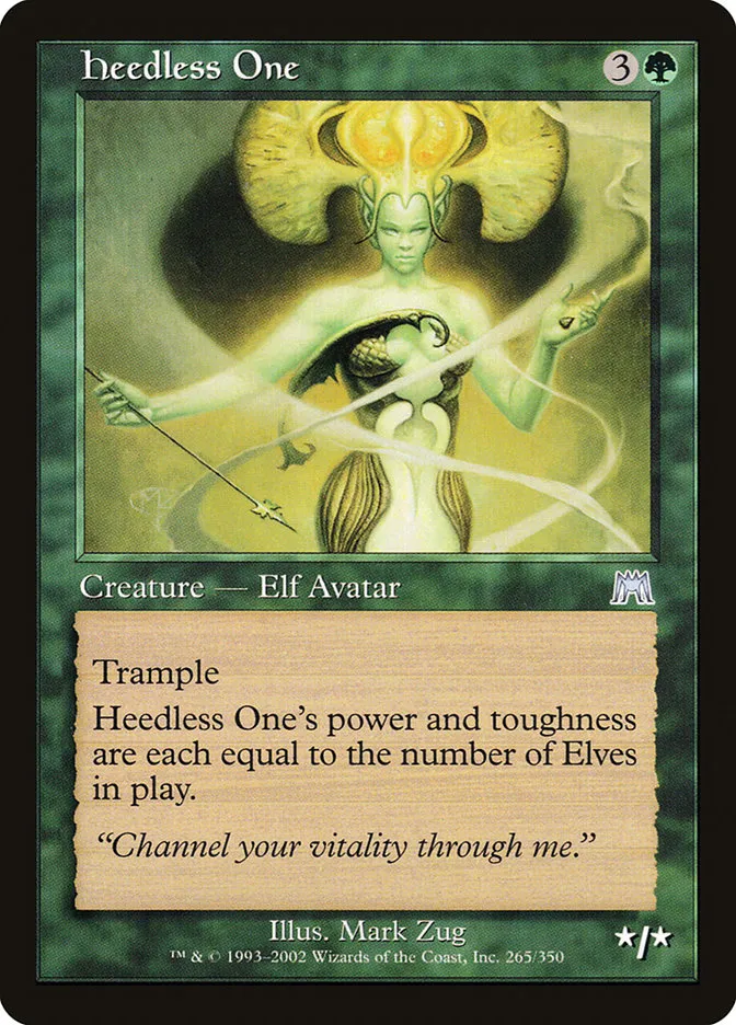 Heedless One Front Face
