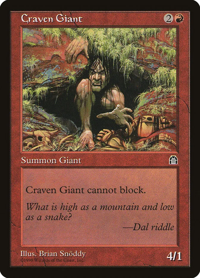 Craven Giant Front Face