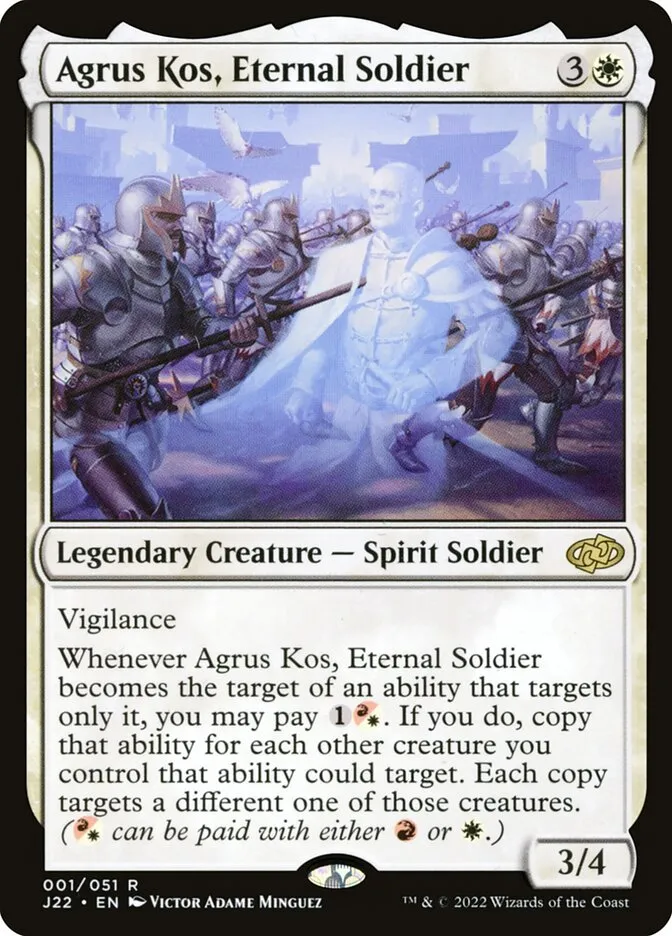 Agrus Kos, Eternal Soldier Front Face