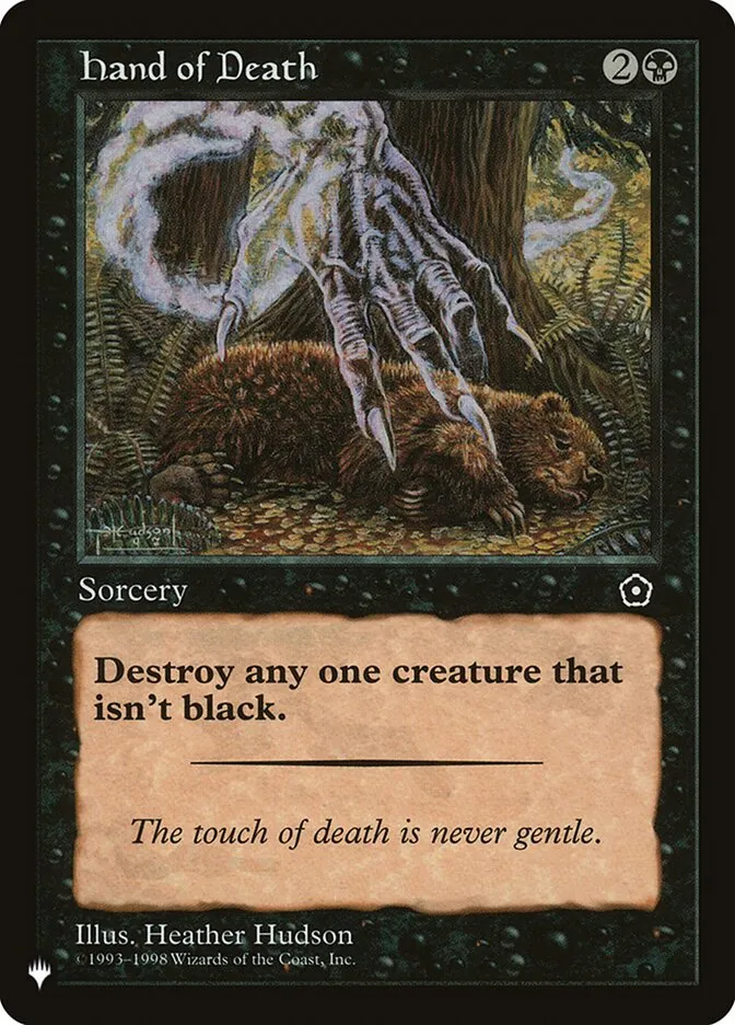 Hand of Death Front Face