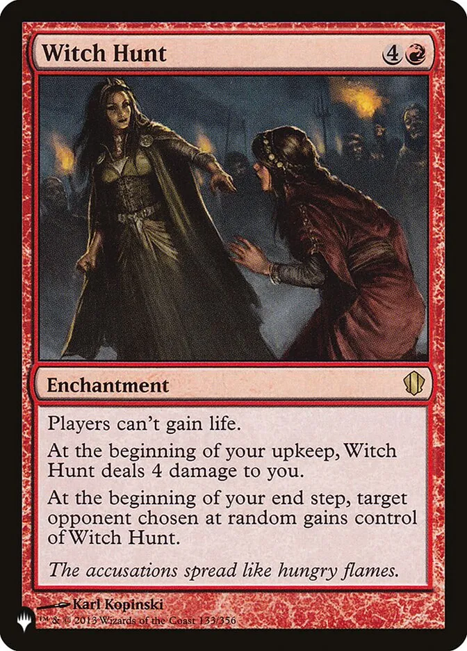 Witch Hunt Front Face