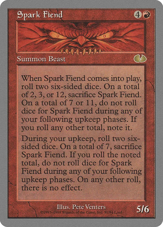 Spark Fiend Front Face