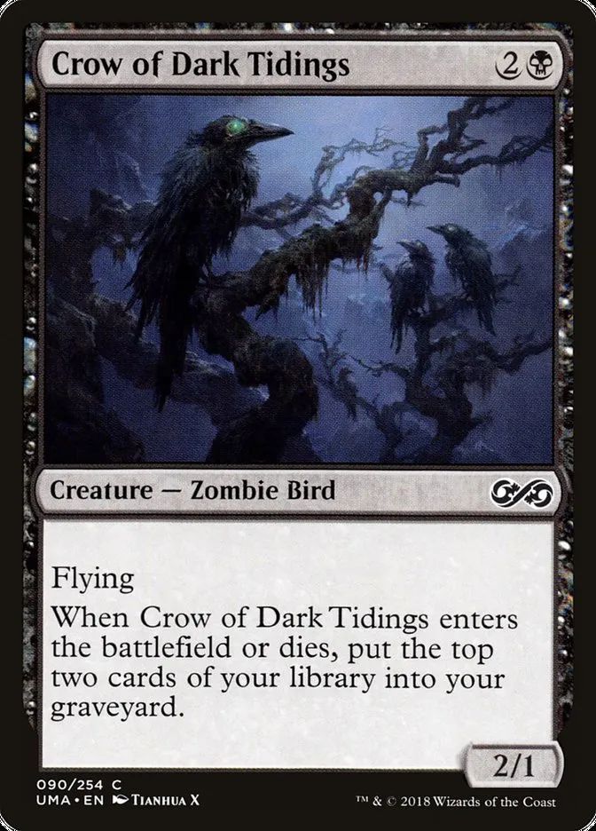 Crow of Dark Tidings Front Face