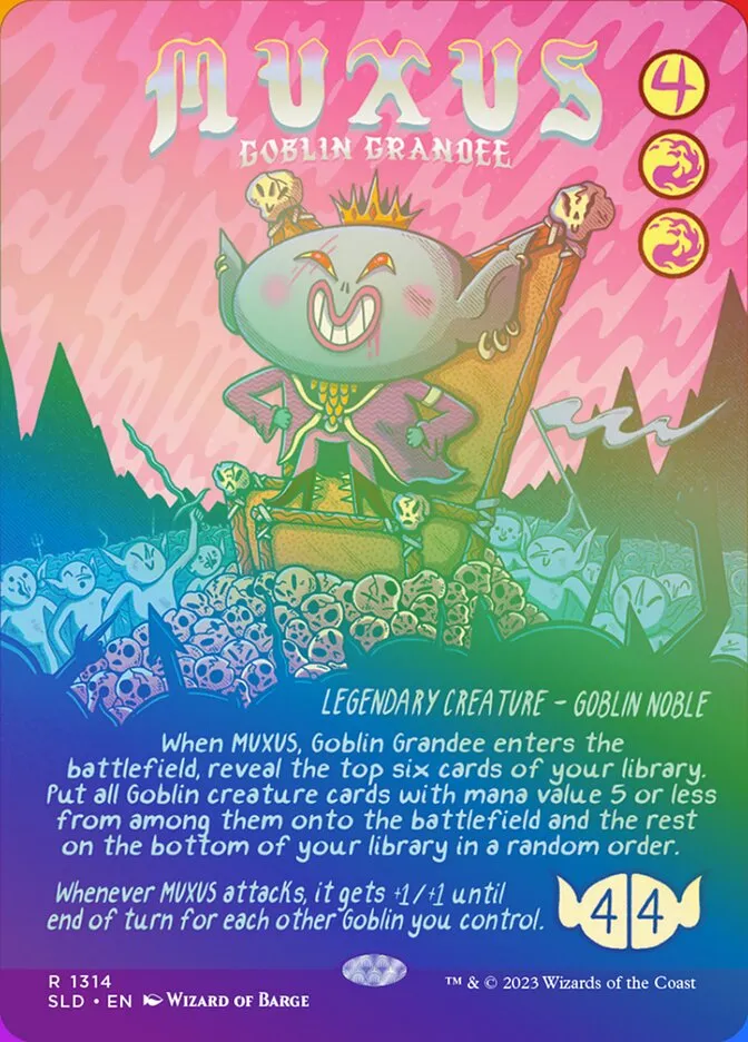 Muxus, Goblin Grandee Front Face