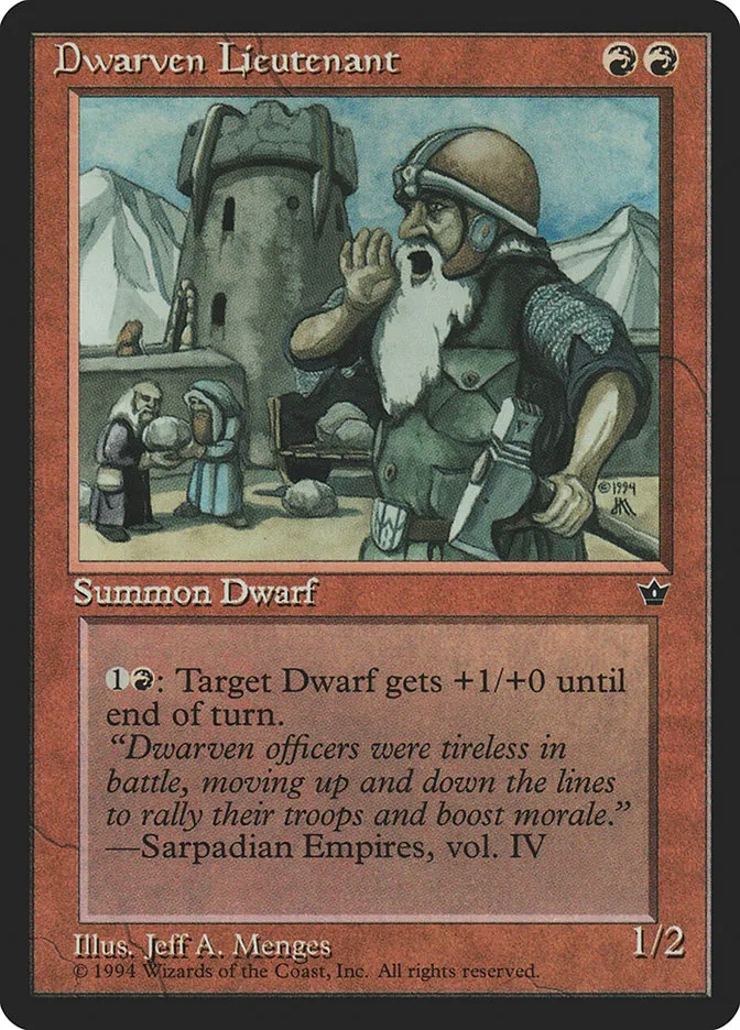 Dwarven Lieutenant Front Face