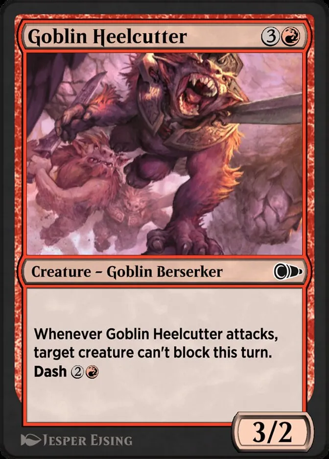 Goblin Heelcutter Front Face