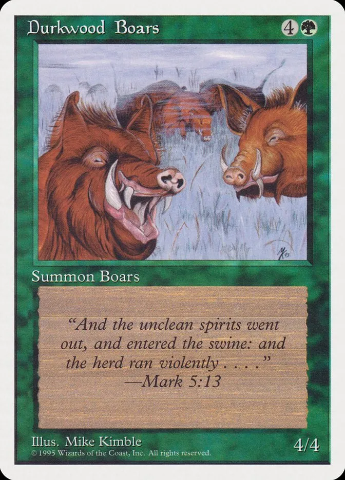 Durkwood Boars Front Face