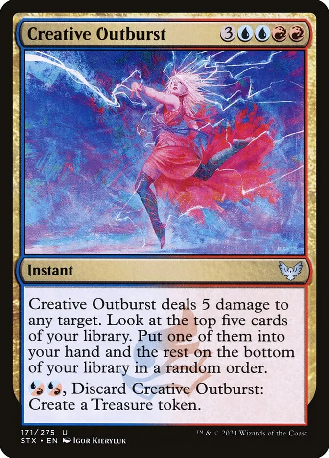 Creative Outburst Front Face