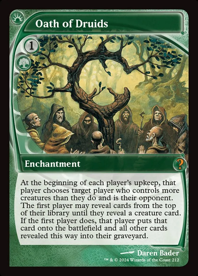 Oath of Druids Front Face