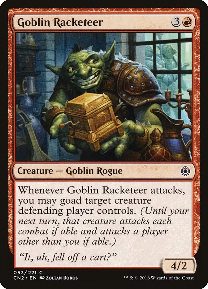 Goblin Racketeer Front Face
