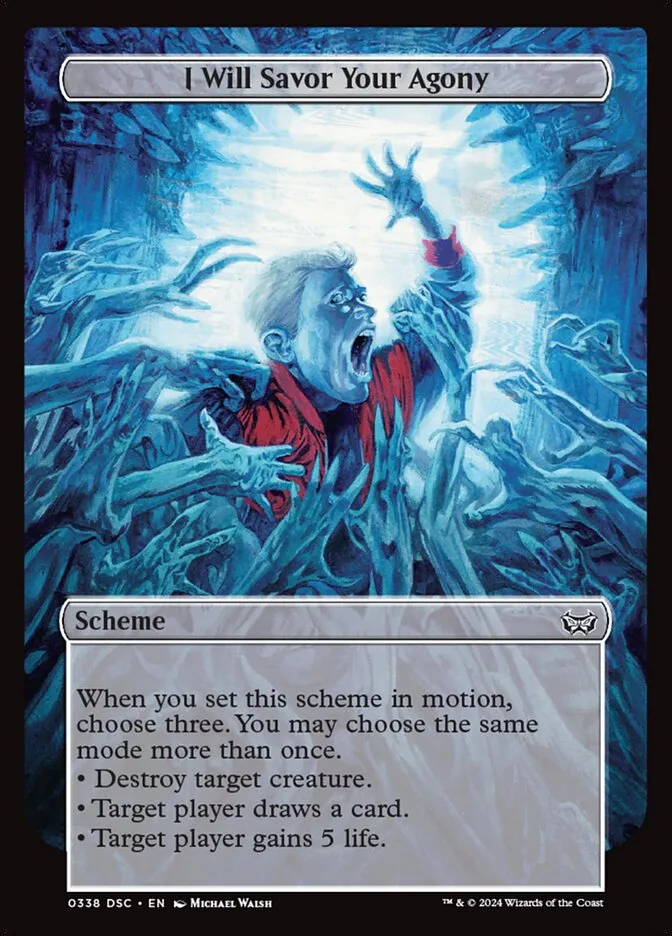 I Will Savor Your Agony Front Face