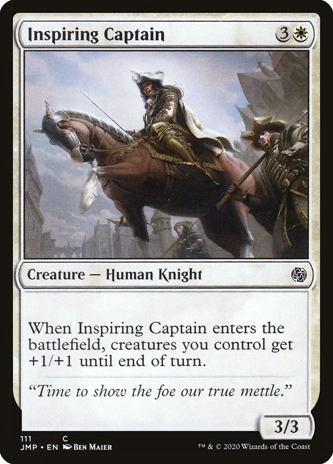 Inspiring Captain Front Face