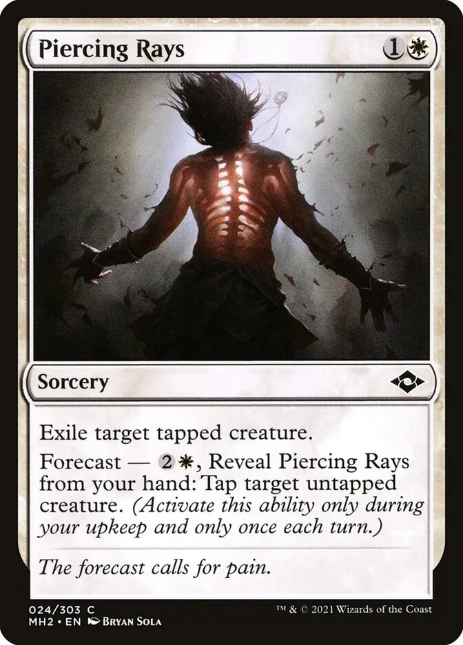Piercing Rays Front Face