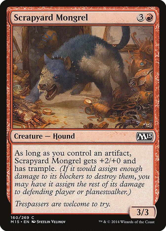 Scrapyard Mongrel Front Face