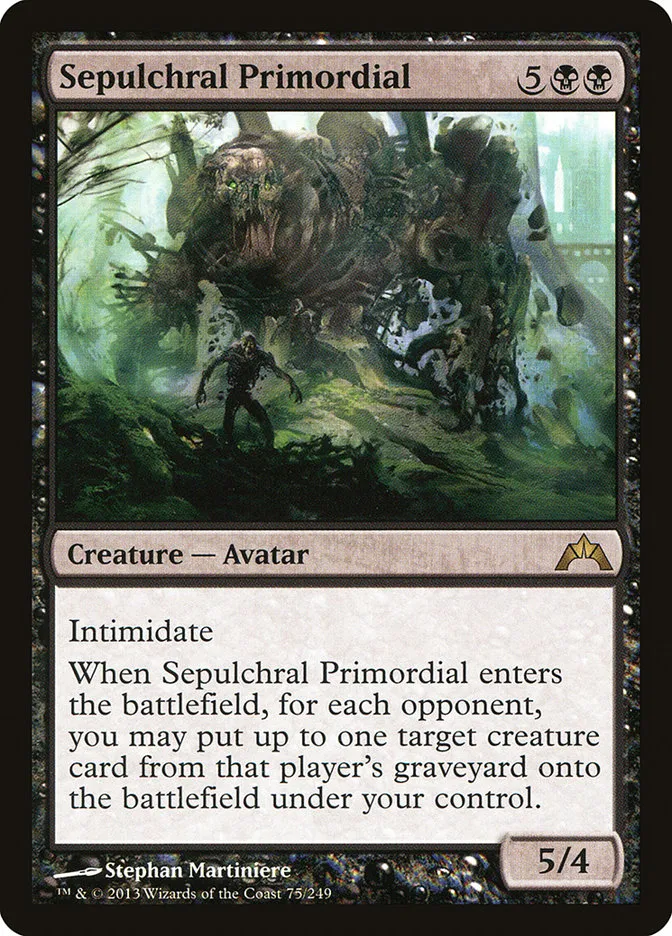 Sepulchral Primordial Front Face
