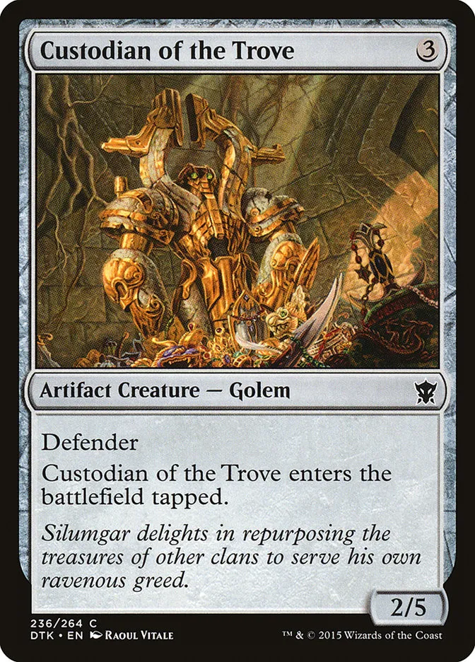 Custodian of the Trove Front Face